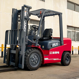 Chariot élévateur à fourche 3t autonome contrepoidsé avec <span class=keywords><strong>batterie</strong></span> lithium 80V, déplacement latéral et rotation, Anhui Heli Co, nouveau chariot à fourche rétractable - Product Image 1