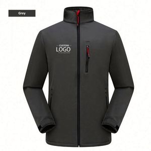 Softshell <b>Jacket</b> Best Selling Men's Hiking Softshell <b>Hooded</b> Outdoor Men 100% Polyester <b>Soft</b> <b>Shell</b> <b>Jacket</b> - Product Image 5