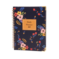 2025 2026 personnalisé hebdomadaire mensuel non daté Agenda planificateur spirale reliure objectif quotidien planificateur couverture rigide imprimé cahier