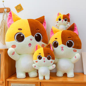 Nouvel arrivage de jouets en <span class=keywords><strong>peluche</strong></span> 35cm pour chat en <span class=keywords><strong>peluche</strong></span> gros oreiller en <span class=keywords><strong>peluche</strong></span> gros chat spongieux - Product Image 6