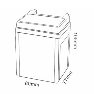 Mhb GEL-12N2.5-BS 모터 부품 유지 보수 무료 고성능 젤 12V 2.5Ah 납산 MF 오토바이 배터리 - Product Image 2