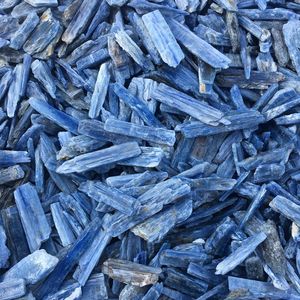 Naturale di guarigione della pietra preziosa Crudo Blu calcite bastone di cristallo grezzo point wand celestina kyanite lame per la decorazione - Product Image 1