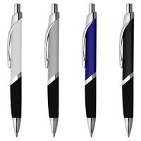 Vente en gros populaire Triangle Design avec clip chromé brillant Cadeau promotionnel Stylo à bille en cuivre lourd Bon pour logo personnalisé MTP014