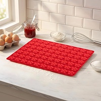 Moule en silicone motif fleur, qualité alimentaire, antiadhésif, compatible four et congélateur, passe au lave-vaisselle, écologique. pour les chocolats glacés. Nettoyage facile