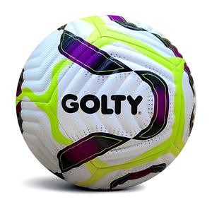 GOLTY GSM-9008 Pallone da Calcio Misura 5, Peso 410-450G e Circonferenza 680-700MM, Cucito a Macchina Ibrida - Product Image 1