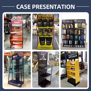 YX özel çift taraflı hafif hizmet ekonomik perakende satış için tel raflar vitrin rafı demir Metal raflar - Product Image 5