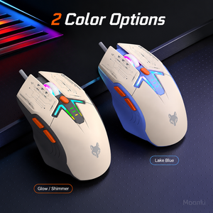 Ratón para Juegos con Cable RGB, Estilo Mecánico, 6 Botones, Ratón Óptico Ergonómico, Periféricos para PC, Laptop y Escritorio - Product Image 6