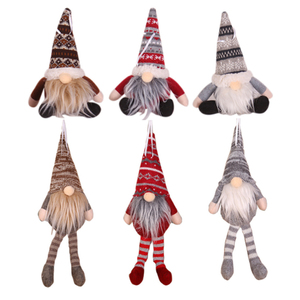 YQ-6260 Classici Gnomi Natalizi da Appendere all'<span class=keywords><strong>Albero</strong></span>, Ornamenti Rosa, Gnomi Svedesi in Peluche - Product Image 2