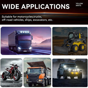 ไฟตัดหมอกกำลังสูง 35W สำหรับจักรยานยนต์ 12V หลอดไฟสปอร์ตไลท์กันน้ำ ไฟเสริมสำหรับมอเตอร์ไซค์ ใช้ได้กับรถยนต์ทั่วไป 6000K - Product Image 6