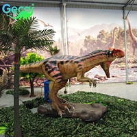 Modèle de dinosaure Carnotaurus animatronique à haute simulation, électronique et animé, pour exposition muséale