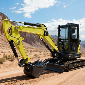 Consegna Rapida Spedizione Gratuita Escavatore Cingolato Mini da 2,5 Tonnellate con Motore Kubota Yanmar EPA Euro 5 per Uso Agricolo con Cabina - Product Image 1