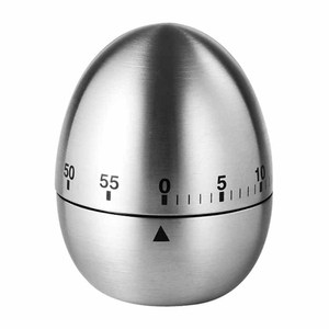 Bán Buôn Khuyến Mại Trứng Hẹn Giờ 60 Phút Thép Không Gỉ Trứng Đồng Hồ Nhà Bếp Cơ Khí Hẹn Giờ Thời Gian Nướng Nấu Ăn Nhắc Nhở - Product Image 3