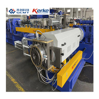 Machine d'extrusion automatique à double vis simple avec ligne de production d'extrusion double étage PP PE 75-200