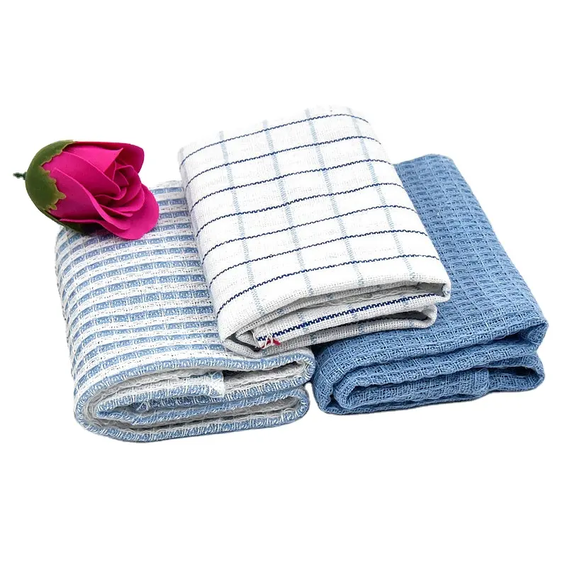 Compra personalizada de alta qualidade cozinha toalha de chá toalha de lavar louça fabricados na China