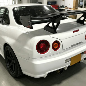 Aileron arrière en fibre de carbone style TS, spoiler arrière GT pour Nissan Skyline R34 GTT GTR 1998-2002 - Product Image 6