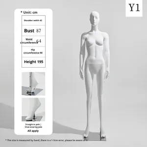 哑光白色全身人体模特道具婚纱模特服装店展示橱窗展示人类 - Product Image 3