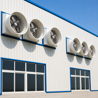 Ventilateur conique de ventilation pour l'évacuation de l'air des fermes avicoles, pour le contrôle climatique des bâtiments d'élevage de volailles, coopération en gros