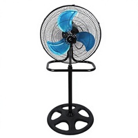 Ventilateur sur pied en métal 300W, 3 pales, contrôle mécanique de la vitesse, pour la maison, la chambre à coucher, le salon