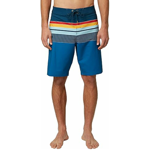 Mens Spandex/<b>Polyester</b> Workout <b>Shorts</b> Mid Waist Drawstring Closure Custom Pattern Multi-Sport Use - Product Image 3