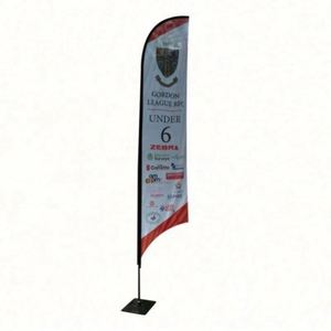 Wholesale Outdoor Printed Promotional Beach Teardrop Banner All Sizes Available Polyester Beach <b>Flag</b> - Product Image 1