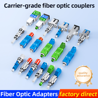 Adaptateur Fibre Optique SC APC vers UPC, Coupleur Hybride FC ST LC APC, Convertisseur Monomode FTTH GPON EPON Qualité Télécom 1200 1600nm