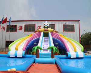 كبير للأطفال الكبار غواصة عمود نفخ الشريحة المياه بالجملة التجارية PVC 1 قطعة مخصصة شعار المطبوعة <span class=keywords><strong>3</strong></span> سنوات - Product Image 2