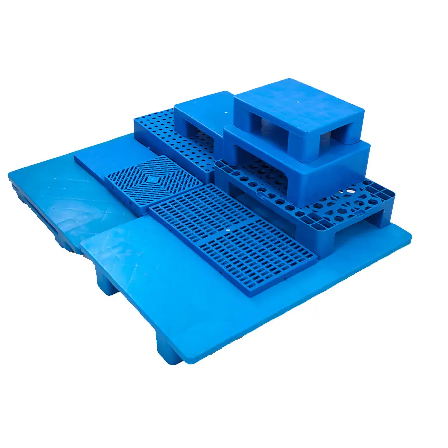 Factory direct sale industrial pure plastic pallet Logistic stackable plastic pallet moistureproof plastic pallet