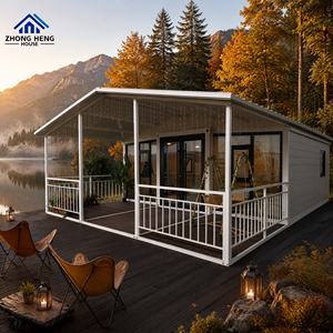 Maison conteneur extensible de luxe 20 pieds 40 pieds avec grande terrasse, villa modulaire préfabriquée moderne pour une vie de villégiature <span class=keywords><strong>RAYZEN</strong></span> - Product Image 3