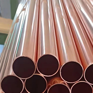 Tuyaux en cuivre OEM, tubes droits, ASTM B280, résistants à haute pression, pour la climatisation domestique, alimentée au gaz - Product Image 1