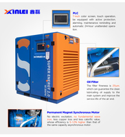 Compresseur d'air à vis rotatif monophasé à entraînement direct nouvelle génération SE-30EPM 22 KW 30 CV avec unité d'air PLC et moteur synchrone PM