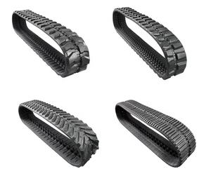 230*72*47 Beste Kwaliteit Mini Graafmachine Onderwagen Onderdelen Rubber Track Hot Koop Grey Kleine Gravers Rubber Spoor - Product Image 4