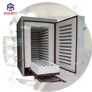 Forno de muffle para tratamento de calor contínuo 1400c, refrigeração em cerâmica