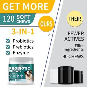 <b>Dog</b> <b>Probiotic</b> Soft Chews for Gut Health & Immune Support-Fast Absorption All Breeds & Life Stages 3-Year Shelf Life - Product Image 3
