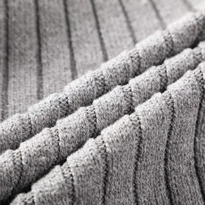 Pull cardigan zippé en tricot côtelé pour homme, chaud, décontracté, pour le bureau, veste superposée, tricot de qualité supérieure - Product Image 3