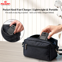 Adaptateur de voyage universel ultra-fin FOXCAN PD 70W avec 3 ports USB-C + 1 port USB-A, prises EU/UK/USA/AU