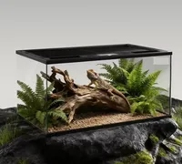 Vente en gros personnalisée : Terrarium vertical en verre de 40 gallons, empilable, pour l'élevage de reptiles, en verre transparent