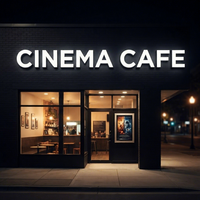 Enseigne lumineuse LED personnalisée en acrylique, signalétique illuminée, étanche, pour restaurant, café, boutique, devanture de magasin, enseigne murale extérieure