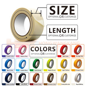 HWK Fábrica Personalizado Azul Anti-UV Pintura Do Carro Fita Adesiva Pressão Sensível Anti-Estático e Gravável Papel Crepe Tape - Product Image 3