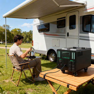 Estación de Energía Portátil LiFePO4, Onda Sinusoidal Pura, 6 AC220V50Hz 800W, Entrada/Salida Solar DC, XT90 Tipo-C65W, 4000+ Ciclos - Product Image 5