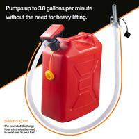 Pompe à carburant centrifuge à batterie 3,8 GPM 5V certifiée ATEX et approuvée UL pour le service pétrolier 0,5%