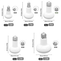 Lumière de parapluie sans scintillement AC85-265V 5/7/12/15W R39 R50 R63 R80 E14 E27 Led ampoule blanc éclairage chaud pour le bureau à domicile