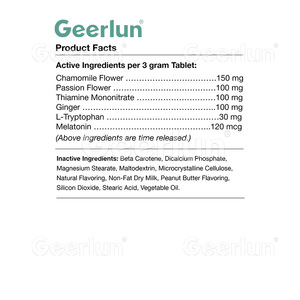 Fabbrica all'ingrosso integratore per cani aiuta a ridurre lo Stress fiori di camomilla aiuto calmante melatonina Chewable compresse - Product Image 6