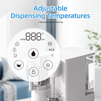 Dispenser Air RO Digital Alkali Bersertifikasi NSF CE, Menghilangkan Logam Berat, Ringkas, Pemurni Air Meja