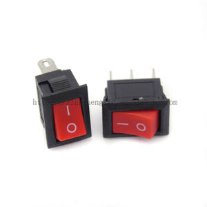 Hochwertiger Wipp schalter 3Pin 2 Positionen SPST 15 X21MM Rot EIN/AUS Netzschalter 15*21mm - Product Image 6