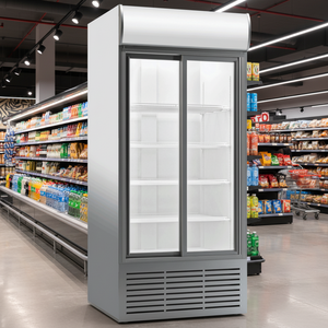 Réfrigérateur commercial vertical Klimasan S1200 à porte coulissante double vitrage pour boissons, à température unique, refroidissement par air 5 - Product Image 3