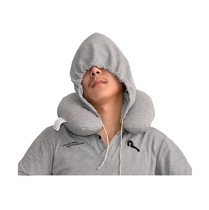 Có thể điều chỉnh Bộ nhớ bọt trùm đầu du lịch gối cho máy bay ngủ văn phòng & chuyến bay dài cho du lịch thoải mái - Product Image 1