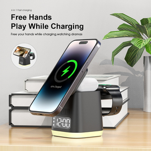 ที่ชาร์จไร้สายแบบแม่เหล็กตั้งได้5อิน1อุปกรณ์หลายชิ้น - Product Image 4