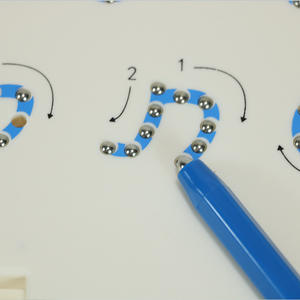 Маленькая образовательная доска для рисования из АБС-материала со стальными шариками для Письма унисекс - Product Image 4