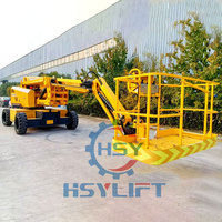 Grue de levage certifiée CE et ISO Élévateur de flèche automoteur hydraulique sino mobile