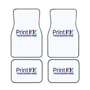 Tapis de sol auto sur mesure en polyester et PVC, à poils coupés, pour voitures, couleur unie, forme rectangulaire - Product Image 3